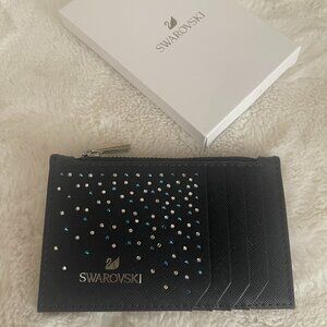 SWAROVSKI #5576930 Blue & White Crystal Promo Wallet Credit Card Holder